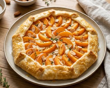 Sommerliche Marillen-Topfen-Galette | Knusprig & Fruchtig