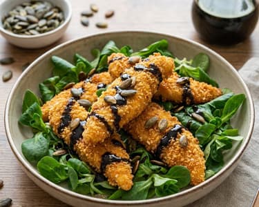 Steirischer Backhendlsalat aus dem Backrohr