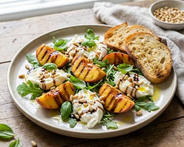 Gegrillter Pfirsich-Burrata-Salat | Sommer-Klassiker