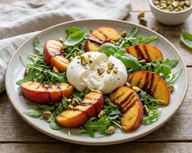 Gegrillte Nektarinen & Burrata | Schnelle Sommerküche