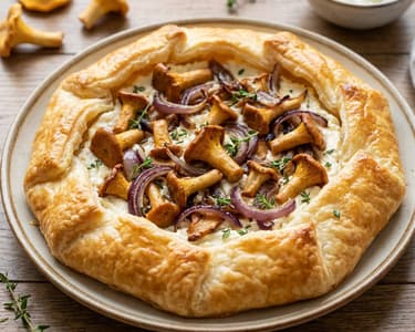 Summery Chanterelle Galette | From the Oven