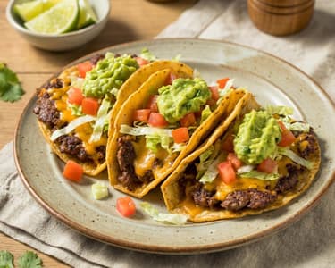 Knusprige Smashed Beef Tacos | Trend-Rezept