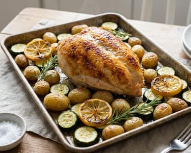 Lemon Rosemary Chicken | From the Oven