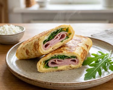 Cottage-Cheese-Fladen-Wrap