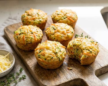 Zucchini-Karotten-Muffins