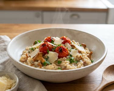 Eierschwammerl-Risotto mit Bergkäse | Cremig & Saisonal
