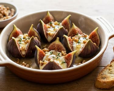 Gebackene Feigen mit Ziegenkäse | Aus dem Backrohr