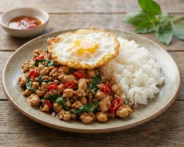 Pad Krapao Gai | Wok-Hendl mit Thai-Basilikum