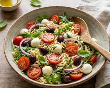 Italienischer Orzo-Salat | Frischer Sommergenuss