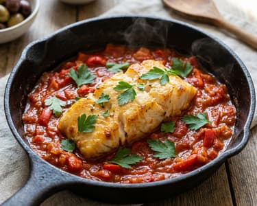 Bacalao a la Vizcaína | Kabeljau auf baskische Art