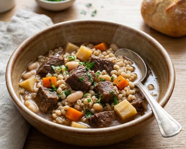 Kärntner Ritschert mit Rindfleisch | Traditioneller Eintopf
