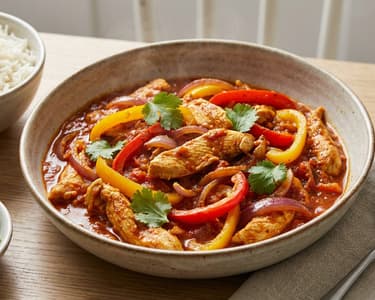 Indisches Hühner-Jalfrezi | Schnelle Würzpfanne