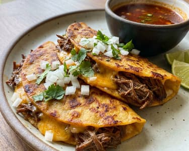 Knusprige Birria Quesatacos | Mexikanischer Streetfood-Hit