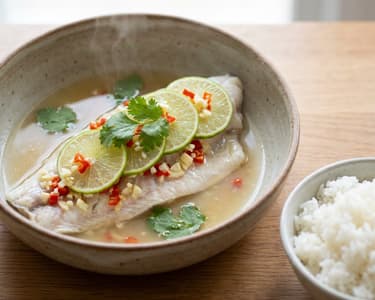 Pla Nueng Manao | Spicy Thai Fish with Lime
