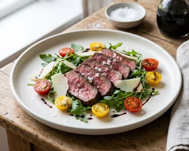 Tagliata di Manzo | Schnelles Rumpsteak mit Rucola