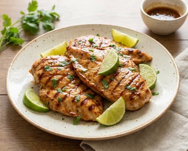 Grilled BBQ Turkey Steaks | Juicily Marinated