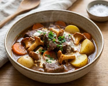 Salzburg Beef Stew with Chanterelles | Tender & Hearty