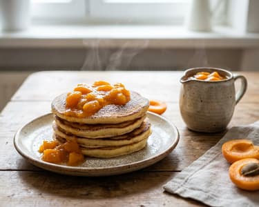 Flaumige Topfen-Dalken mit Sommer-Marillen | Süßer Brunchgenuss