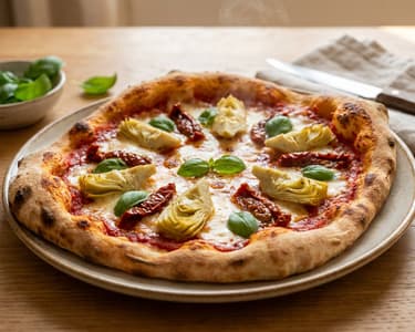 Pizza Rustica mit Scamorza & Artischocken | Knusprig