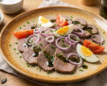 Saures Rindfleisch mit Kernöl | Steirischer Klassiker