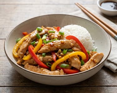 Wok-Hendl mit buntem Paprika | Knackig & in 15 Minuten