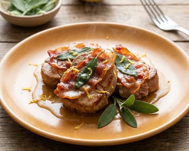 Saltimbocca di Maiale | Schnelle Schweinsmedaillons mit Salbei