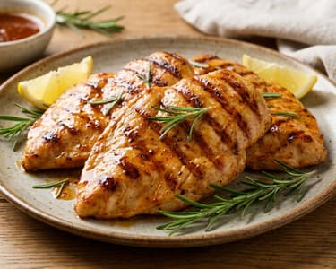 Gegrillte BBQ-Putensteaks | Saftig mariniert