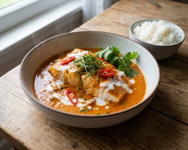 Chu Chee Pla | Cremiges rotes Thai-Fischcurry