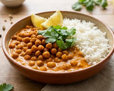 Kichererbsen-Tikka-Masala aus dem Backrohr | Aromatisch & Cremig