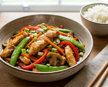 Hendl Chop Suey | Knackiges Wok-Gemüse in 15 Minuten