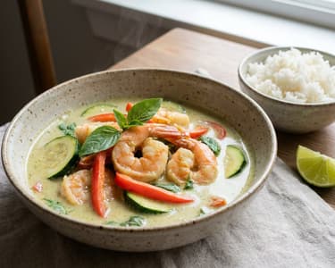 Grünes Thai-Garnelen-Curry | Aromatisch & cremig