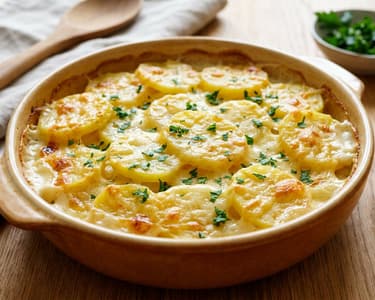 Tiroler Erdäpfel-Topfen-Auflauf | Cremig überbacken