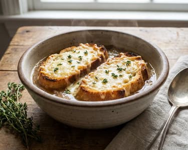 Französische Schalottensuppe mit Cidre | Fein & Würzig
