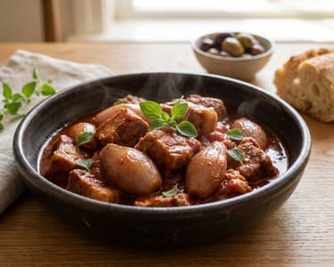 Greek Pork Stifado | Tender Stew