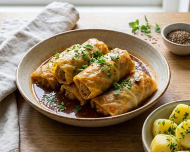 Classic Cabbage Rolls | Juicy with Minced Meat