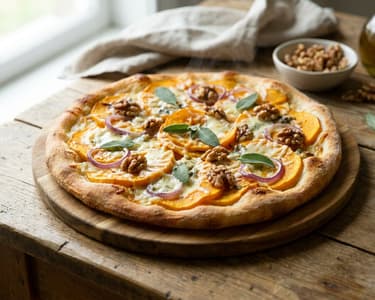 Autumn Pizza with Pumpkin & Gorgonzola | From the Oven
