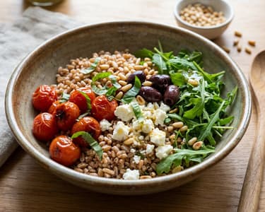 Tuscan Farro Salad | Fresh Summer Delight