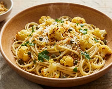 Sicilian Cauliflower Pasta | With Crispy Breadcrumbs