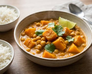 Indisches Kürbis-Kichererbsen-Curry | Cremig & Wärmend