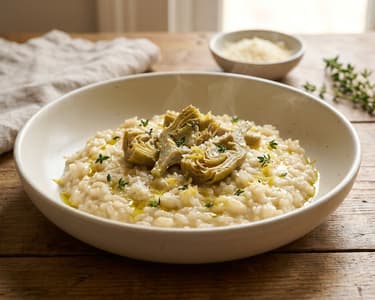 Cremiges Artischocken-Risotto | Italienischer Klassiker