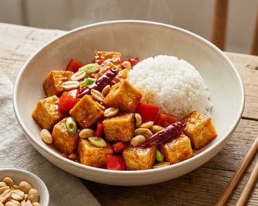 Kung Pao Tofu | Würzig & Knusprig aus dem Wok