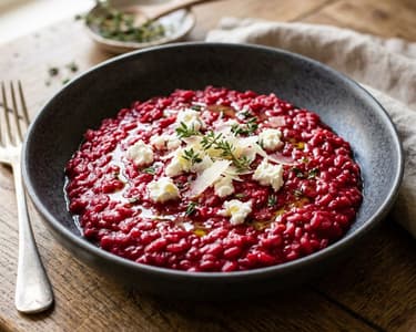 Cremiges Rote-Rüben-Risotto | Samtig & Aromatisch