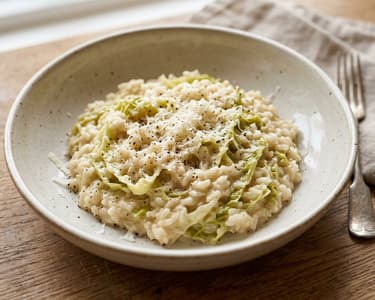 Cremiges Wirsing-Risotto | Risotto alla Verza