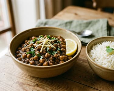 Nordindisches Pindi Chana | Würzig & Vegan