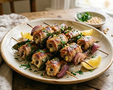 Involtini alla Siciliana | Sizilianische Schweinsröllchen