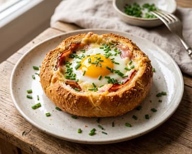 Viennese Baked Rolls with Egg & Mountain Cheese | Crispy & Hearty