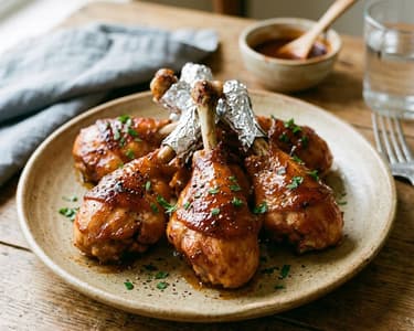 BBQ-Hendl-Lollipops | Knusprig & rauchig glasiert