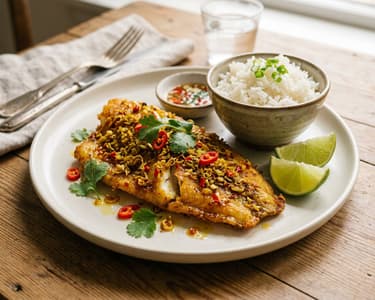 Cá Chiên Sả Ớt | Knuspriger Zitronengras-Fisch