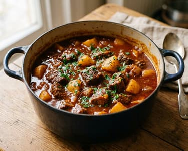 Waldviertler Erdäpfel-Rindsgulasch | Würziger Schmortopf