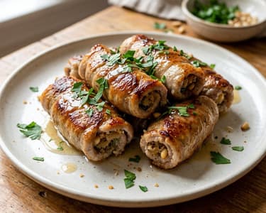 Involtini di Maiale | Sizilianische Schweinsröllchen